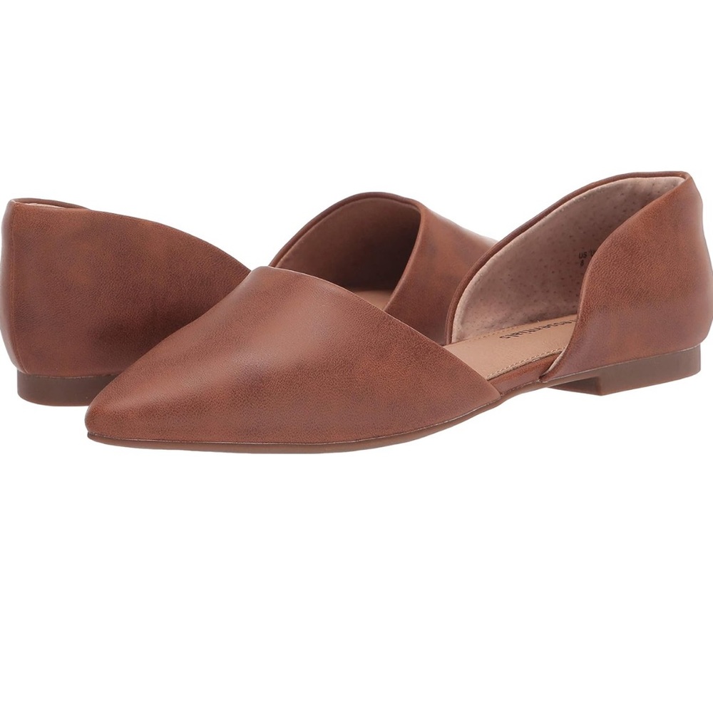 COPY - NWT Brown Amazon Essentials Women's D'Orsay Flat Ballet
